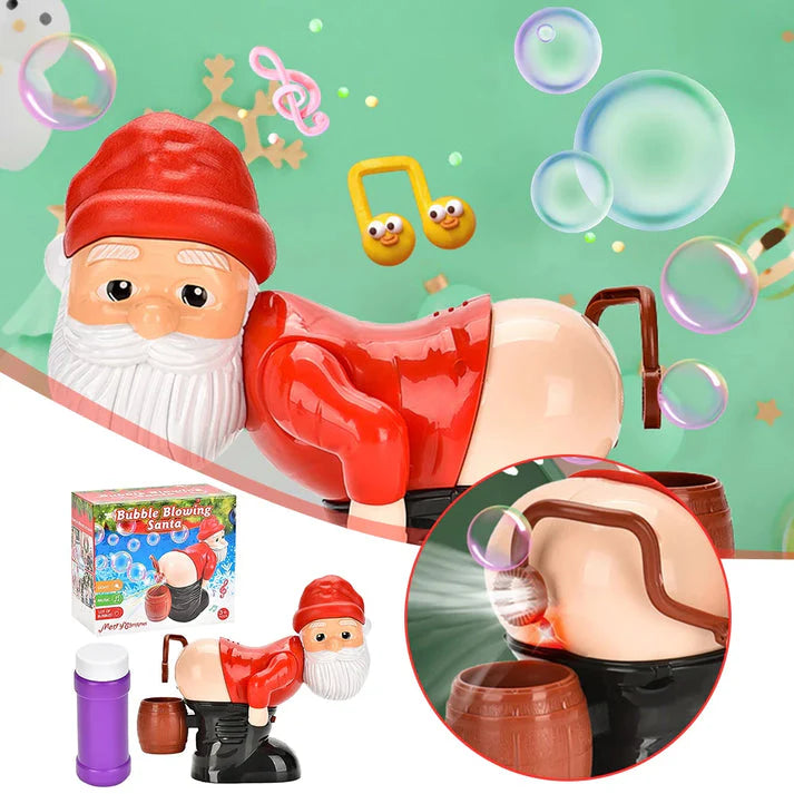 CozyCazza™ Bubble Blowing Santa